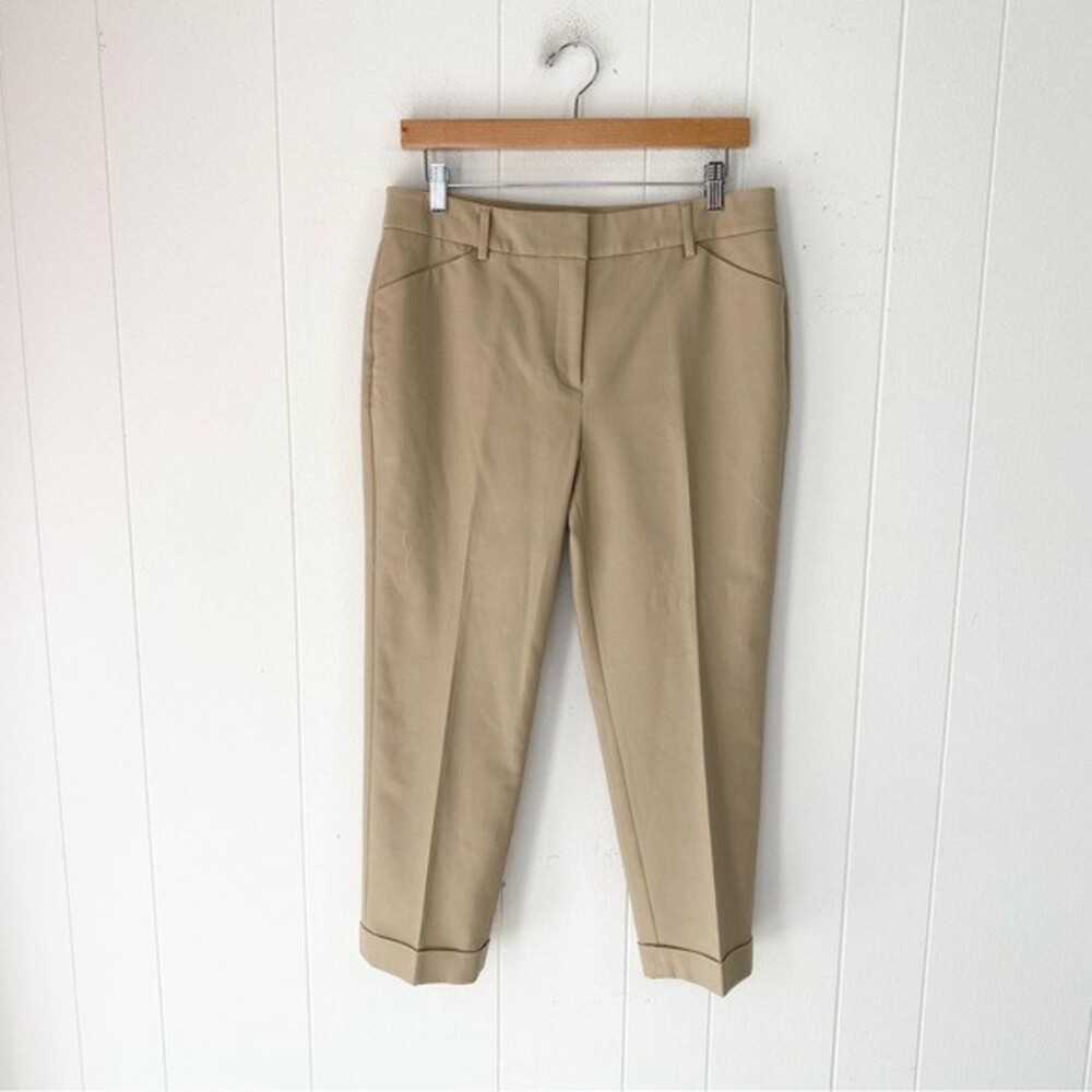 Chicos cropped Classic Tan Trousers size 0.5 US size Small 6